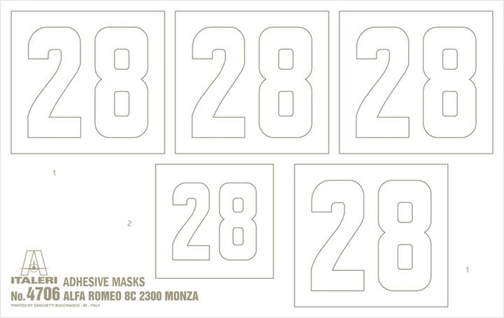 Actual product image 1:12 Alfa Romeo 8C 2300 Monza Nuvolari