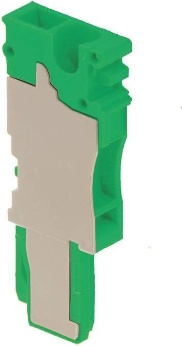 Actual product image Weidmüller ZP 2.5/1AN/1 GN DIN rail components Plug connector