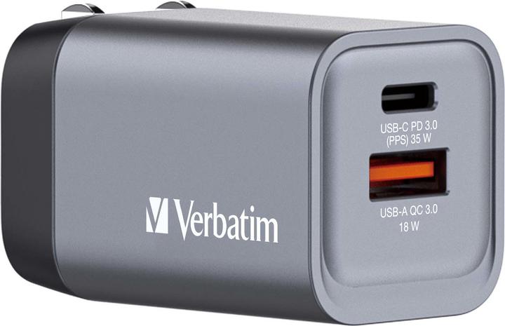 Actual product image Verbatim GNC-35 GaN Charger 2 35W USB (35 W)