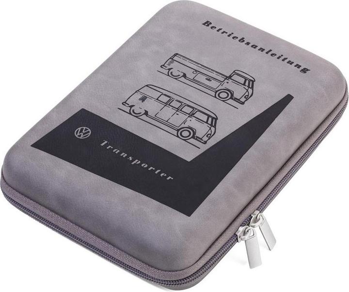 Troika VW TRAVEL CASE Organizer-Etui für Fahrzeugpapiere, grau/schwarz