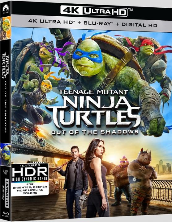 Produktbild Teenage Mutant Ninja Turtles - Out of the Shadows (4k Blu-ray, 2016, Deutsch)