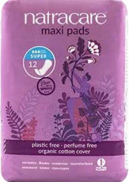 Actual product image Natracare Maxi (12 x, Sanitary pads)