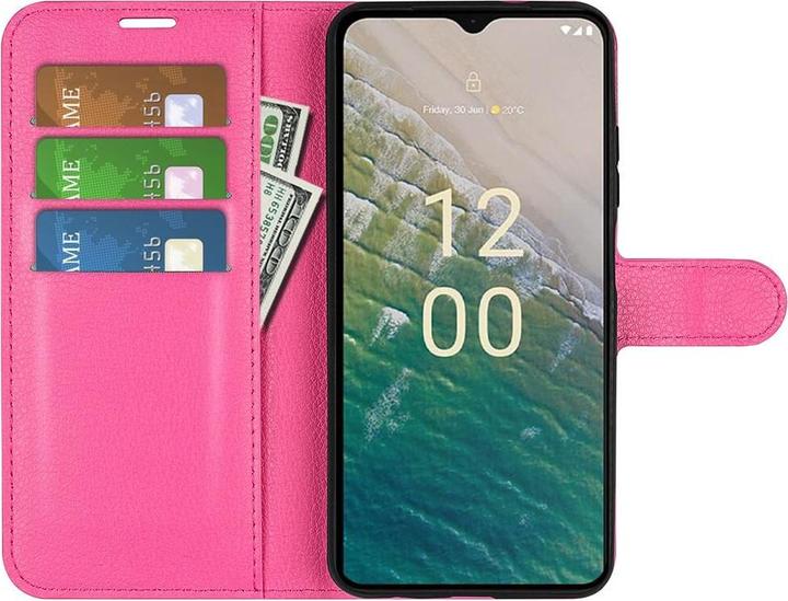 Image du produit Cover-Discount Nokia C32 - Étui en cuir rose (Nokia C32)