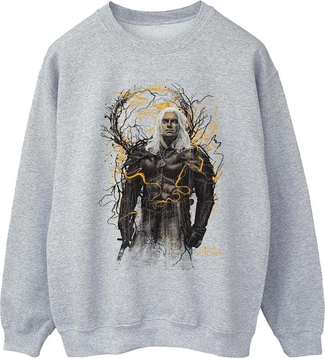 Netflix The Witcher Smoking Wolf Sweatshirt (XL)