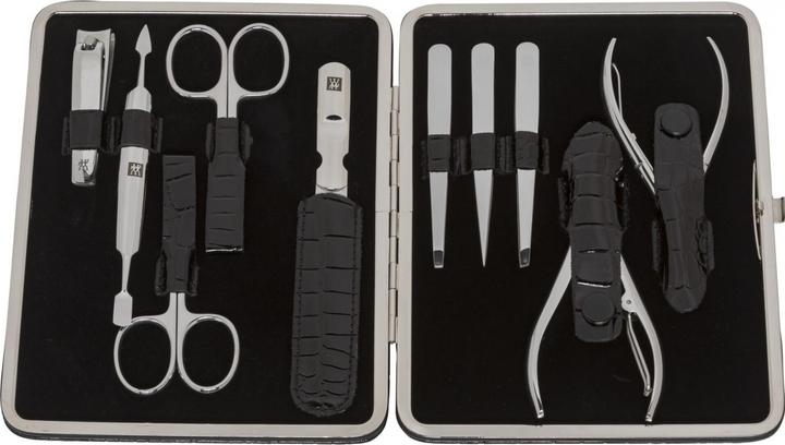Actual product image Zwilling Nail care set, 10 pieces, black