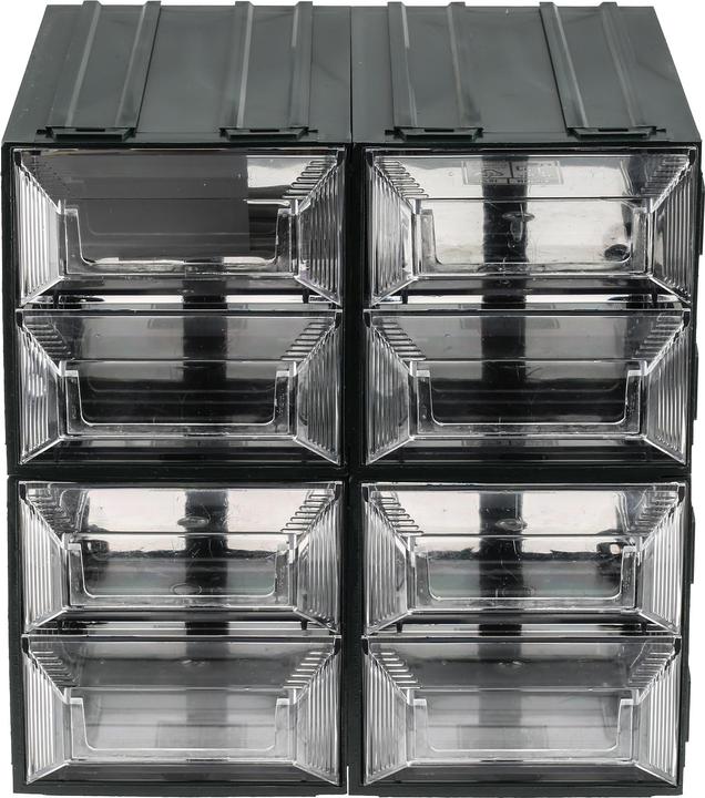 Immagine prodotto Rs Pro Magazzino a cassetti in plastica Trasparente, 8 cassetti, 208mm x 208mm x 222mm