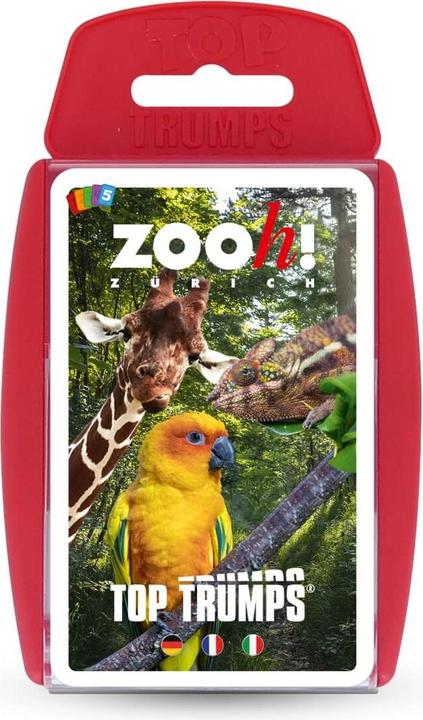 Image du produit Unique Top Trumps Zoo de Zurich (Italien, Français, Allemand)