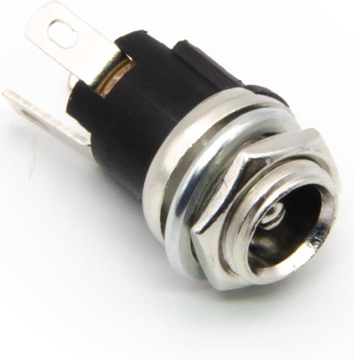 Produktbild Purecrea 3-Pin DC Einbau Buchse Barrel Jack 5.5mm / 2.1mm