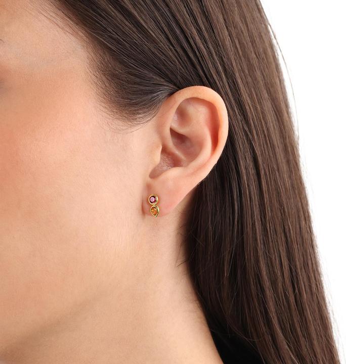 Actual product image S.Oliver Ear jewellery for ladies, 925 sterling silver, cubic zirconia synth. (Silver 925)