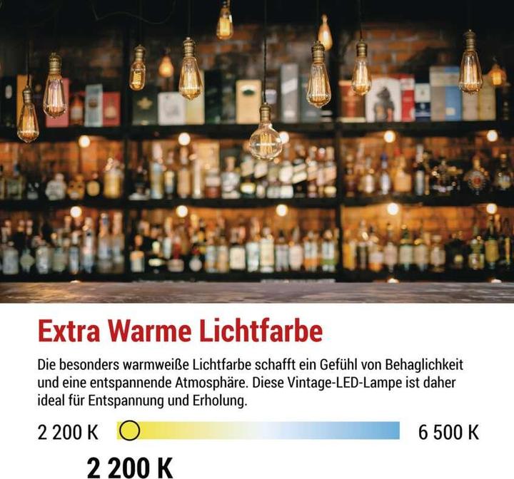 Produktbild Emos LED Lampe Vintage A60 / E27 / 4,5 W (40 W) / 420 lm / Warmweiss (E27, 4.50 W, 420 lm, 1 x, F)