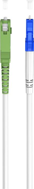 Productafbeelding Goobay Glasvezelkabel FTTH, singlemode OS2 Wit, wit Simplex, 5 m (S/UTP, CAT6, 5 m)