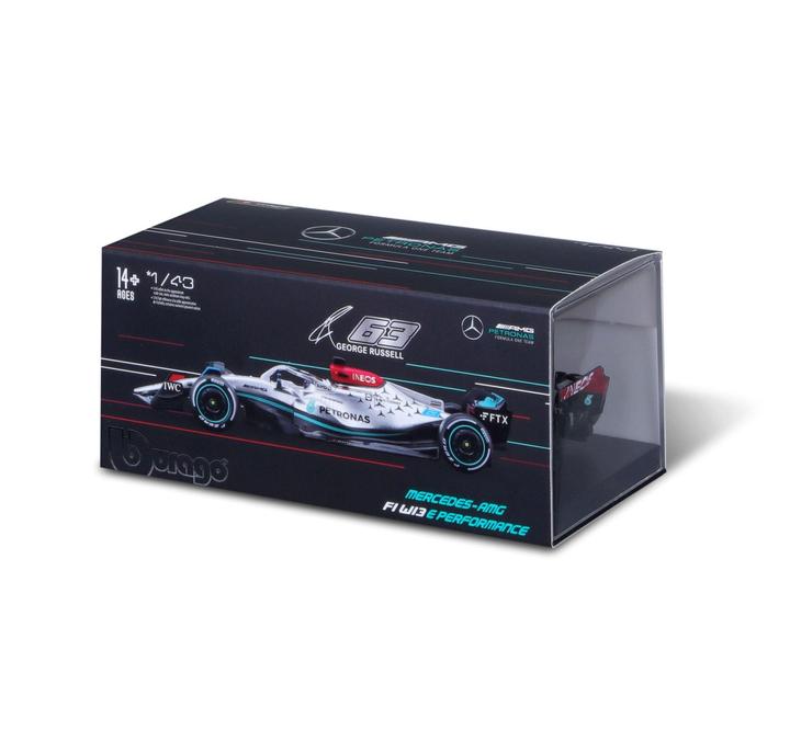 Actual product image Bburago Mercedes-AMG F1 W13 E