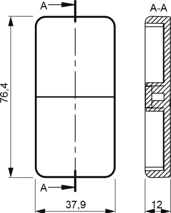 Produktbild L&S Blindcover f+AMMAvA-r Montageplatte Mec Driver Fernbedienungen