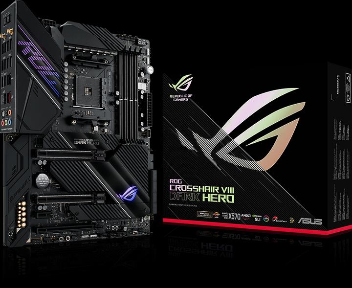 Actual product image ASUS Rog Crosshair Viii Dark Hero (AM4, AMD X570, ATX)