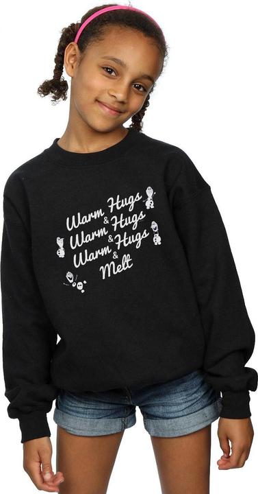 Actual product image Disney Girls Frozen 2 Olaf Warm Hugs And Melt Sweatshirt (104)