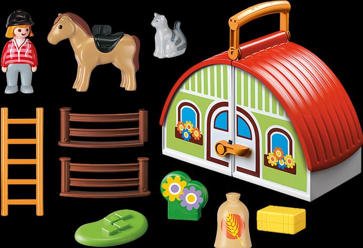 Actual product image Playmobil My ride-along horse farm (70180, Playmobil 1.2.3)