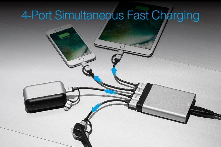 Actual product image Just Mobile AluCharge (31 W)