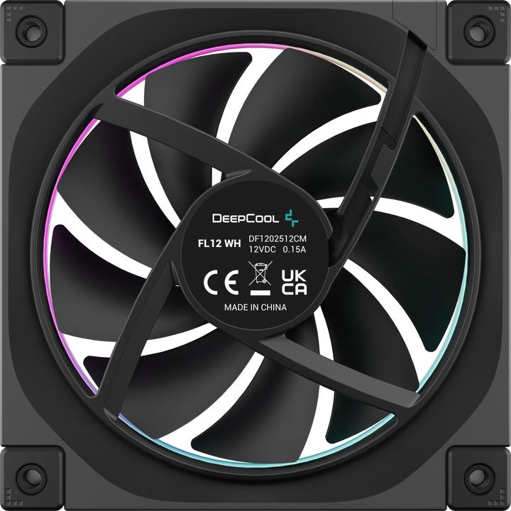 Produktbild Deepcool FL12 3in1 120x120x25 Black (120 mm, 3 x)