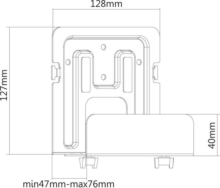 Actual product image Neomounts AWL-450BL