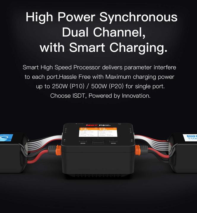 Actual product image Isdt Dual charger P10