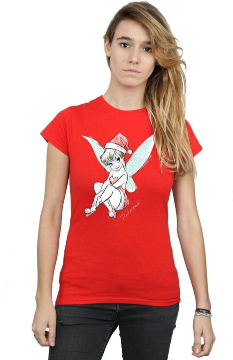 Immagine prodotto Disney Tinkerbell Christmas Fairy Maglietta Donna (L)