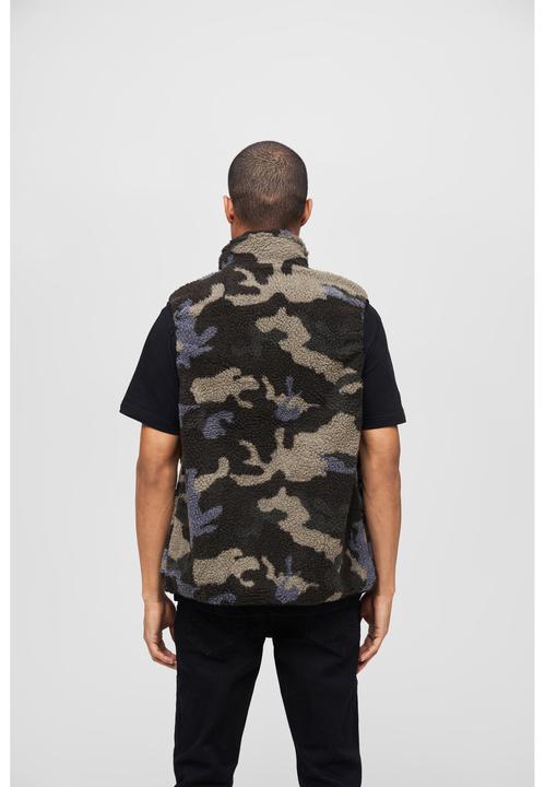 Image du produit Brandit Gilet en polaire Teddy Taille S Couleur camouflage foncé (S)