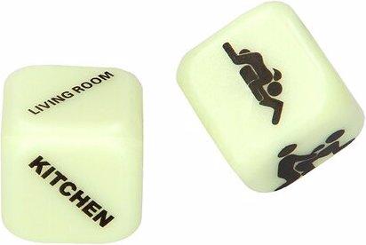 Actual product image S-Line Light Up Your Sexy Night Dice - Glow in the Dark (Dice games)