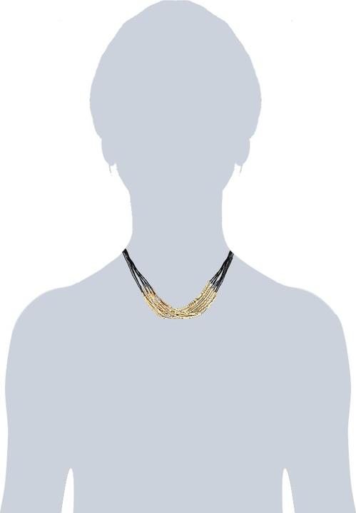 Produktbild Lulu & Jane Damen Metall-Legierung gelbgold 42,0 cm Basiskette + 6,0 cm Verlängerung - 29611 (Metall-Legierung, 42 - 48 cm)