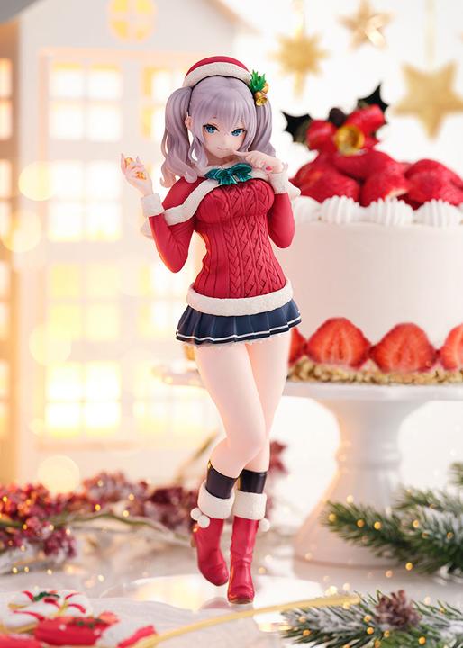Actual product image Amakuni Kantai Collection Fleet Girls Collection PVC Statue 1/7 Kashima Xmas Mode 25 cm