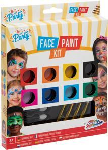 Produktbild Grafix Gesichtsbemalungsset, 9 Farben