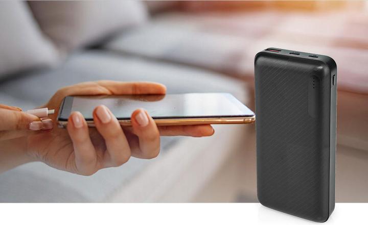Actual product image Nedis Powerbank | 20000 mAh | 2x 3.0 A | Number of outputs: 2 | Output connection: 1x USB-A / 1x U (20000 mAh, 18 W, 74 Wh)
