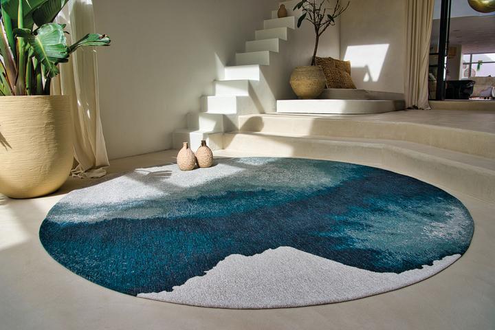 Actual product image Louis de Poortere Meditation Lagoon (140 x 140 cm)