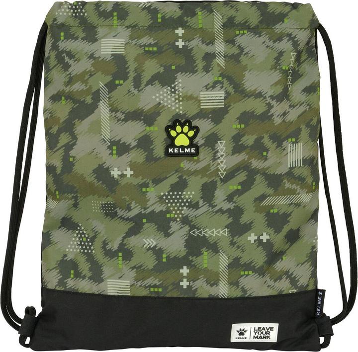 Kelme Sac à dos avec sangles Travel Noir vert 35 x 40 x 1 cm