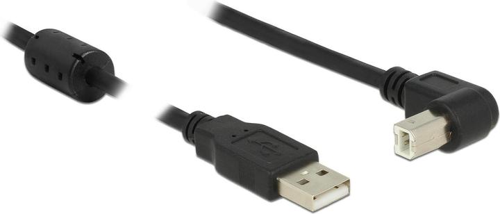 Produktbild Delock USB2.0-Kabel A-B: 50cm, schwarz (0.50 m, USB 2.0)