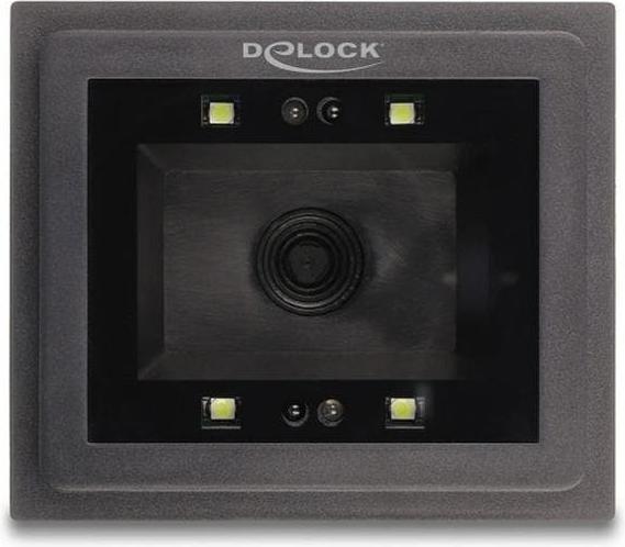 Actual product image Delock USB barcode scanner 1D and 2D wired for stationary installation (1D barcodes, 2D barcodes)