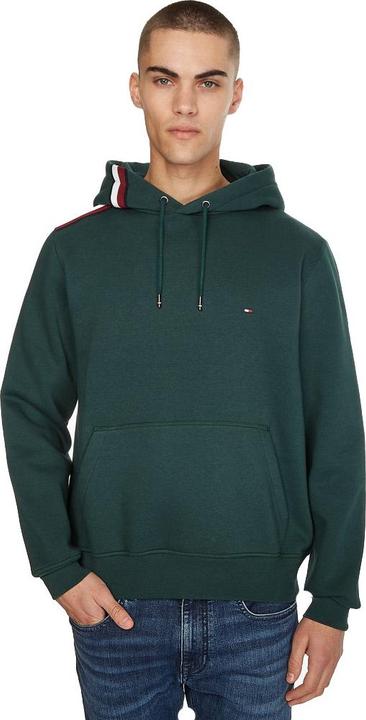 Actual product image Tommy Hilfiger Mens Global Stripe Hoody Hoodies, Hunter, M (M)