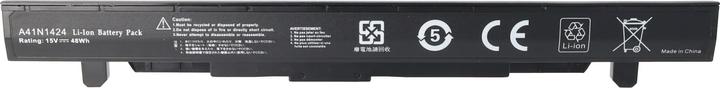 Immagine prodotto AccuCell Batteria adatta per ASUS GL552 A41N1424, ROG FX-PLUS, Li-Ion, 14.8V, 2800mAh, 41.4Wh (2800 mAh)