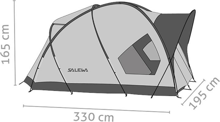 Produktbild Salewa Alpine Hut III (Kuppelzelt, 8 kg, 3 Personen)