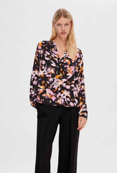 Actual product image Selected Femme Print long sleeve blouse (34)