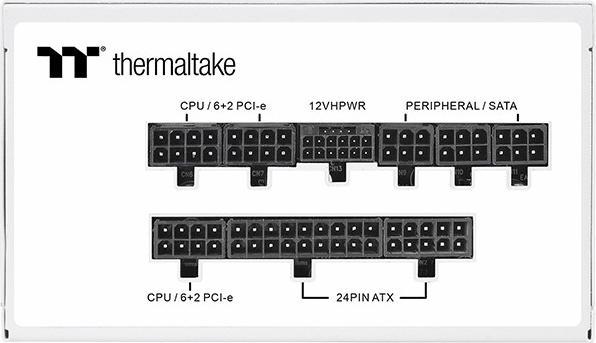 Actual product image Thermaltake Toughpower GF A3 Snow (850 W)
