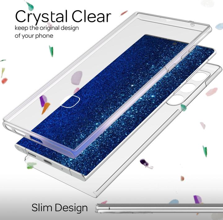 Actual product image Nalia Clear 360 degree hull (Samsung Galaxy S22 Ultra)