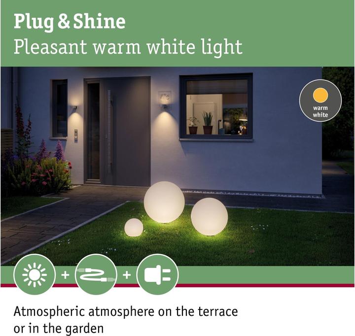 Productafbeelding Paulmann Plug&Shine wereldbol (575 lm, IP67)