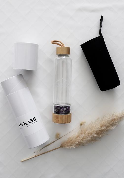 Produktbild Oykami Geschenkset Wasserflasche - Ametist