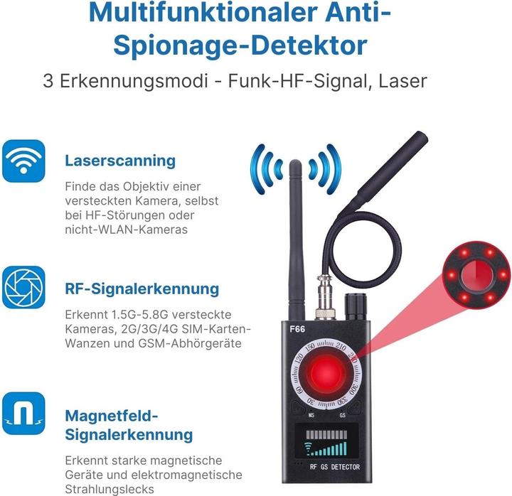 Image du produit Hermex K18 Détecteur anti-surveillance
