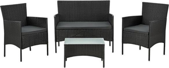 Actual product image Juskys Fort Myers polyrattan seating group