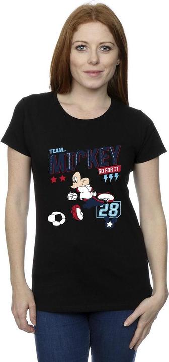 Immagine prodotto Disney Mickey Mouse Team Mickey Football Maglietta Donna (XL)