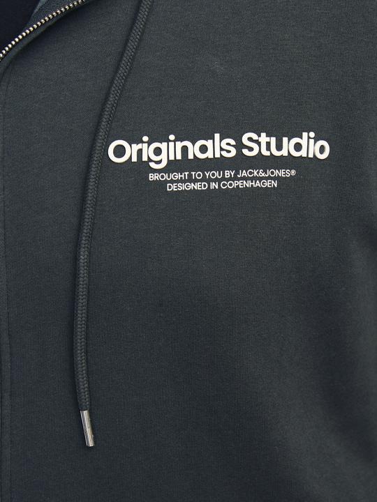 Produktbild Jack & Jones Plus Size Gedruckt Kapuzenpullover mit Reissverschluss Kapuzenpullover mit Reissverschluss (6XL)