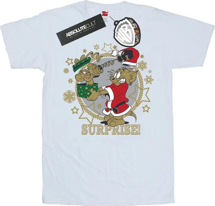 Tom & Jerry Christmas Surprise TShirt (L)
