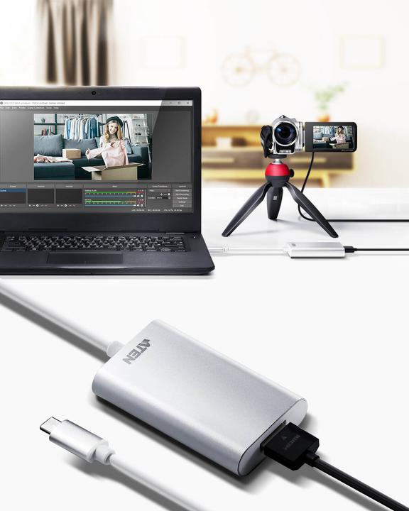 Immagine prodotto Aten USB Typ C — HDMI (Typ A)