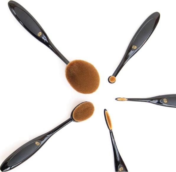 Actual product image Rio Beauty Brom Makeup Brush Set